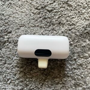 NWOT Small White Portable iPhone Power Bank